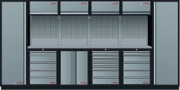 Móvel Hyprel Storage 6 elementos com Bancada em Inox