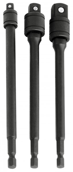 Jogo de Adaptadores de Impacto para Chaves de Caixa, 3 pcs