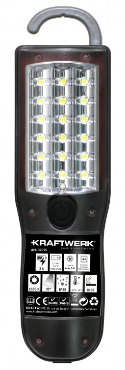 Lanterna Inspeção COMPACT 110, LED 3.6V KW, Recarregável