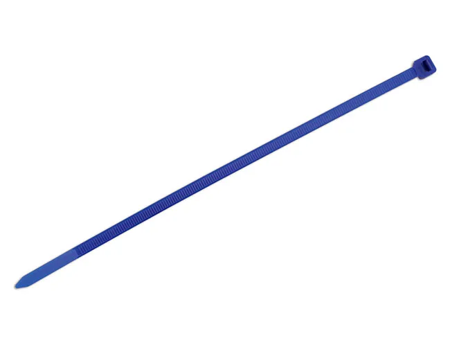 ABRAÇADEIRA NYLON AZUL 200X4.8MM – 100 UNI