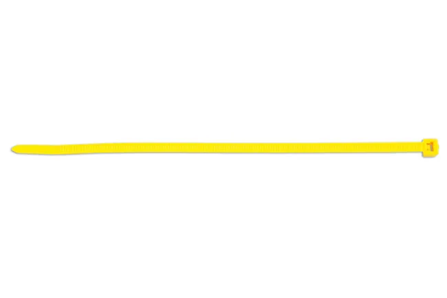ABRAÇADEIRA NYLON AMARELO 200X4.8MM – 100 UNI