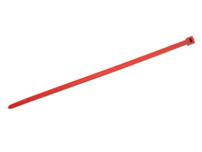 ABRAÇADEIRA NYLON VERMELHO 200X4.8MM – 100 UNI