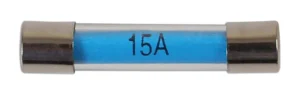 FUSÍVEIS VIDRO STANDARD 15 AMP – 100 UNI