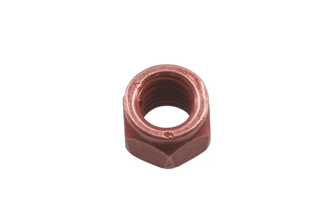 PORCA COBRE C/ RANHURA P/ ESCAPES M8 x 1.25 x 12mm Hex 5pc
