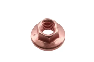 PORCA COBRE C/ FALANGE AUTOFRENANTE M8 x 1.25 x 10mm Hex 5pc