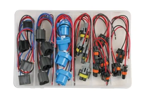 Sortido Conectores Eléctricos para Faróis Ford & GM, 24Pcs
