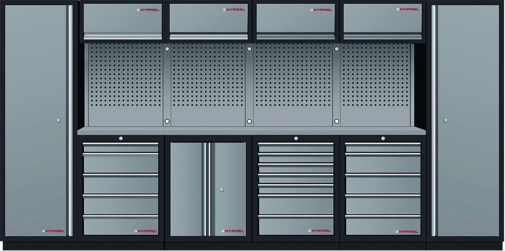 Móvel Hyprel Storage 6 elementos com Bancada em Inox